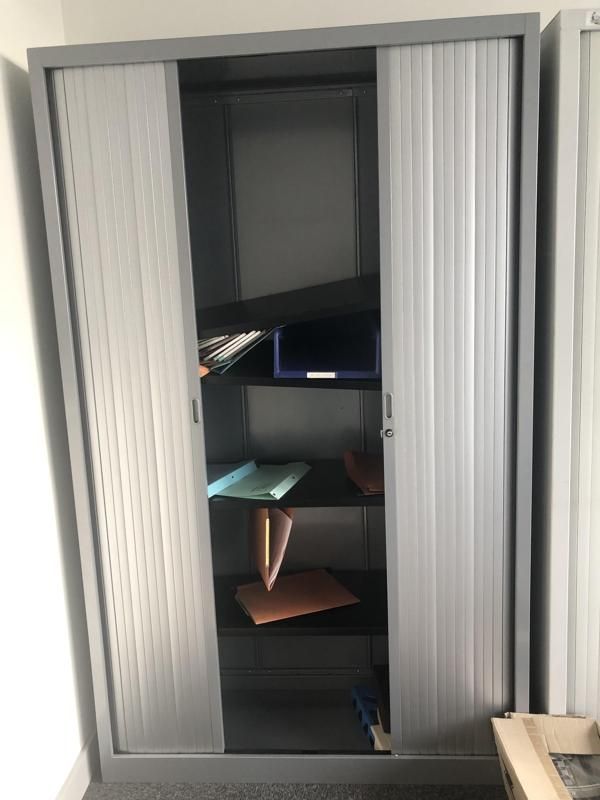 Armoire haute 120 - Métal - Gris