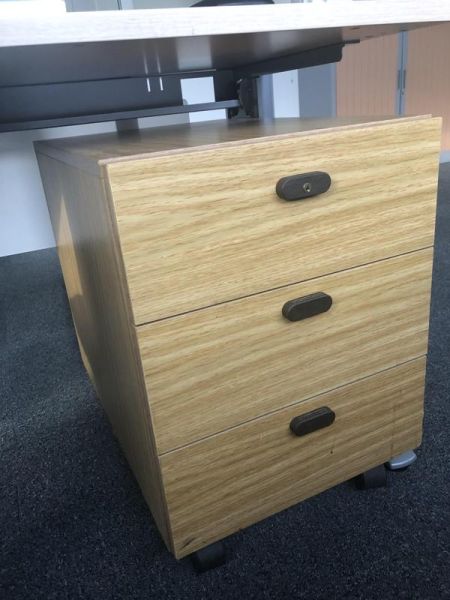 Caisson à roulettes - Bois - Blois Clair