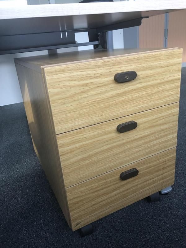 Caisson à roulettes - Bois - Blois Clair