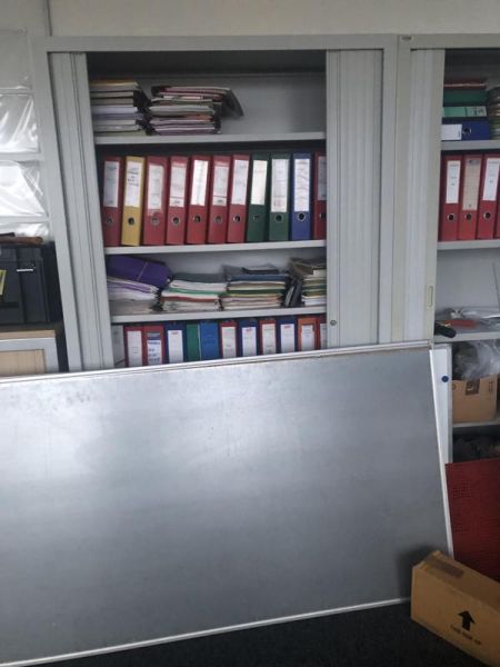 Armoire haute 120 - Métal - Gris