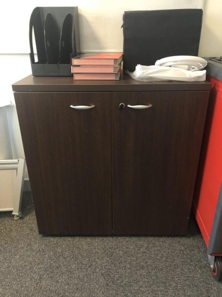 Armoires basse direction - Bois - Marron et gris