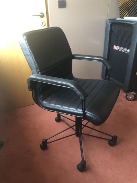 Fauteuil De Bureau - Cuir - Noir