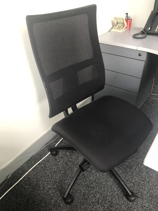 Fauteuil De Bureau - Tissu - Noir