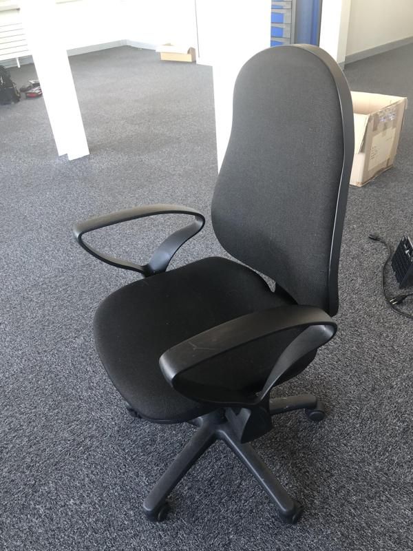 Fauteuil De Bureau - Tissu - Noir