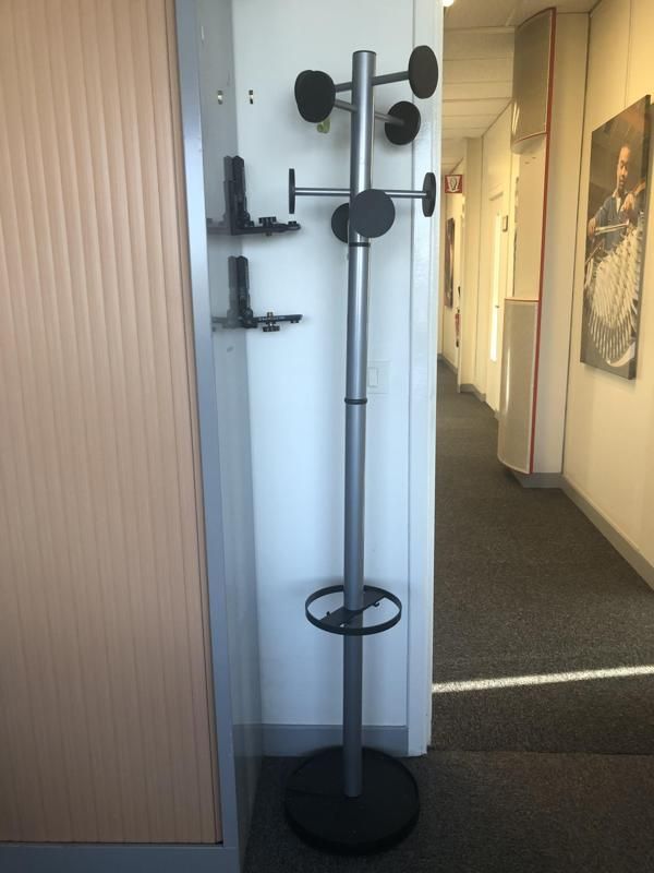 Porte-manteau - Métal - Gris et noir