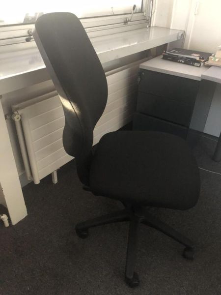 Fauteuil De Bureau - Tissu - Noir