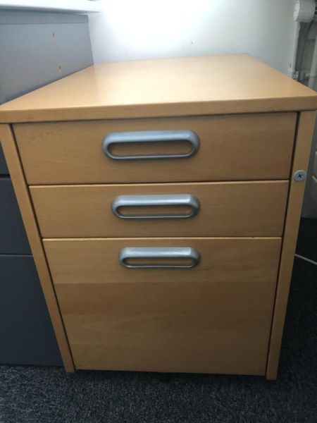 Caisson à roulettes - Bois - Blois Clair