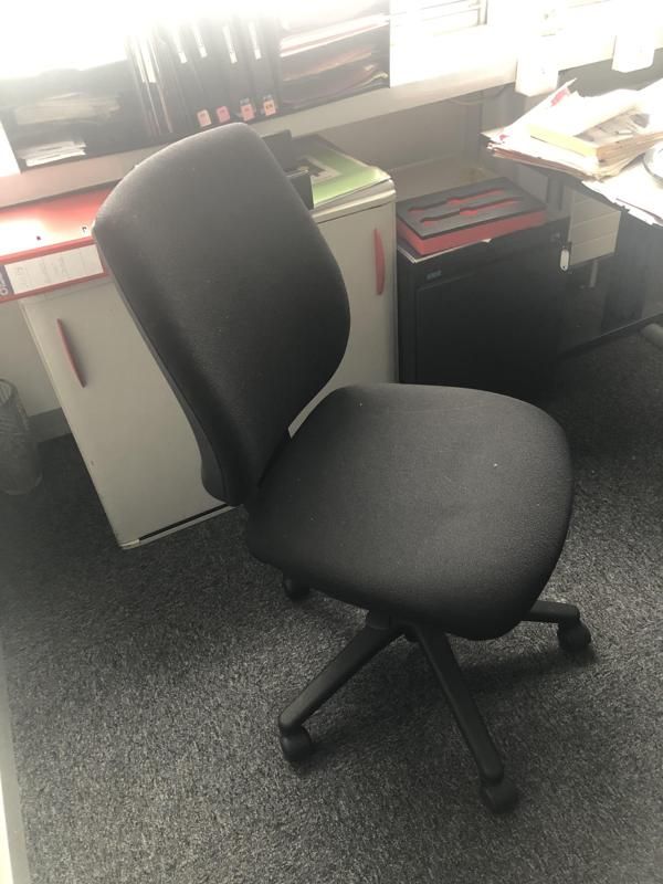 Fauteuil De Bureau - Tissu - Noir