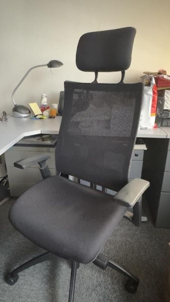 Fauteuil de bureau  - Tissu - Noir