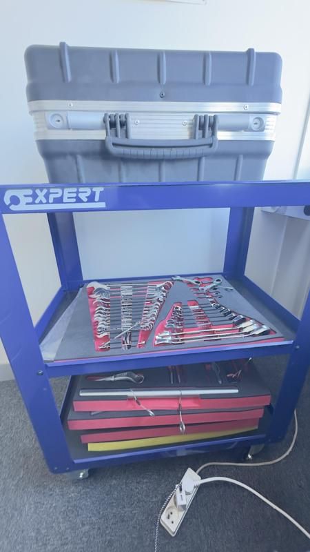 etagere - Métal - Bleu Et metal