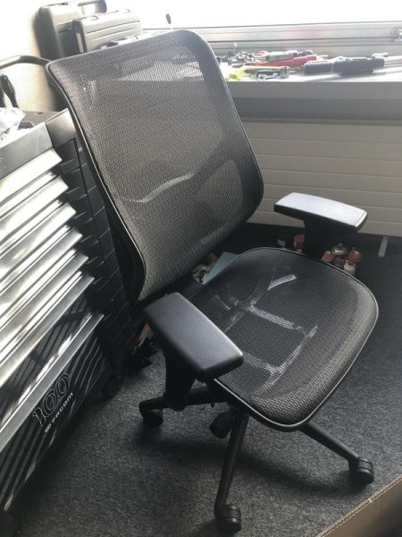 Fauteuil de bureau  - Tissu résille  - Noir