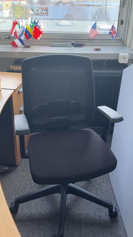 Fauteuil De Bureau - Tissu  - Noir