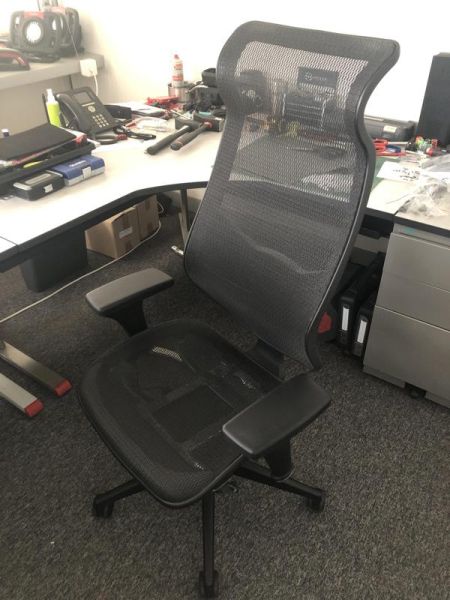 Fauteuil de bureau - Tissu Résille - Noir