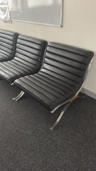 Fauteuil - Cuir - Noir