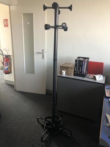 Porte-manteau - Métal - Noir et gris