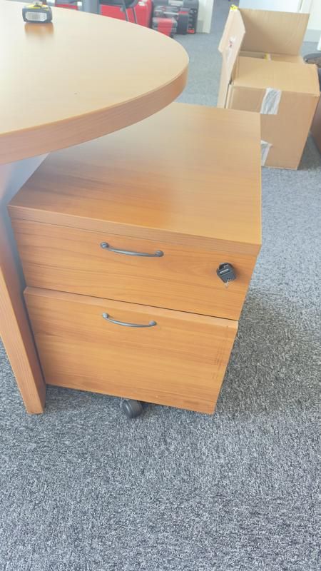 Caisson à roulettes - Bois - Blois Foncé