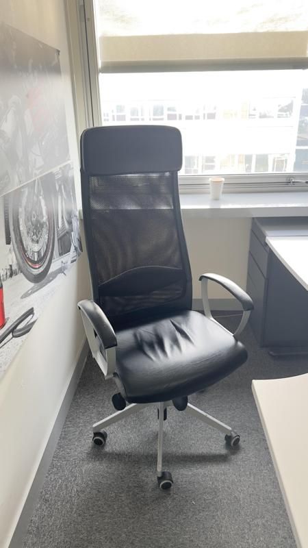 Fauteuil De Direction - Cuir - Noir