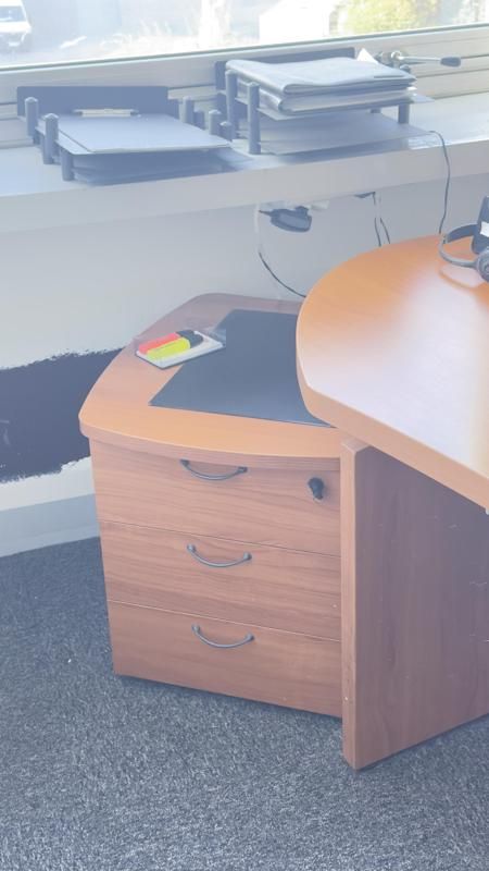 Caisson à roulettes - Bois - Blois Foncé