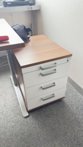 Caisson à roulettes direction - Bois - Blanc Et Bois