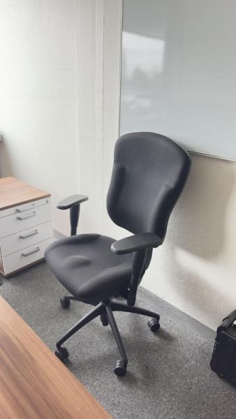 Fauteuil De Bureau - Tissu - Noir
