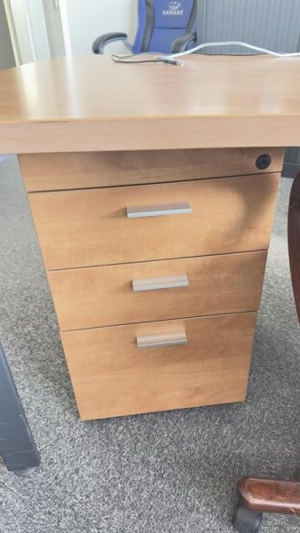 Caisson sans roulettes - Bois - Blois Clair