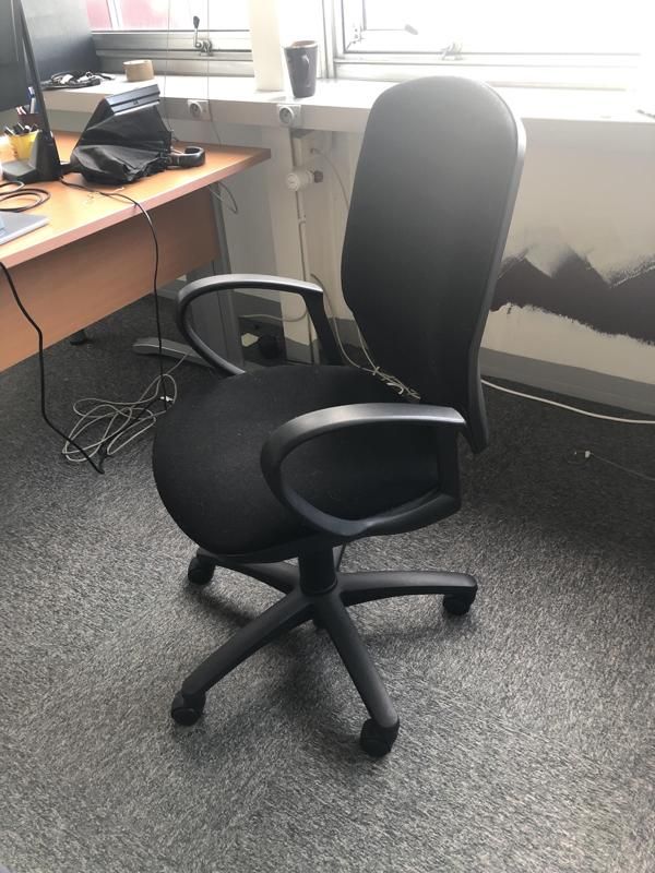 Fauteuil De Bureau - Tissu - Noir