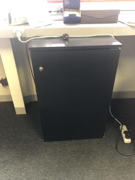 Frigo - Bois  - Noir