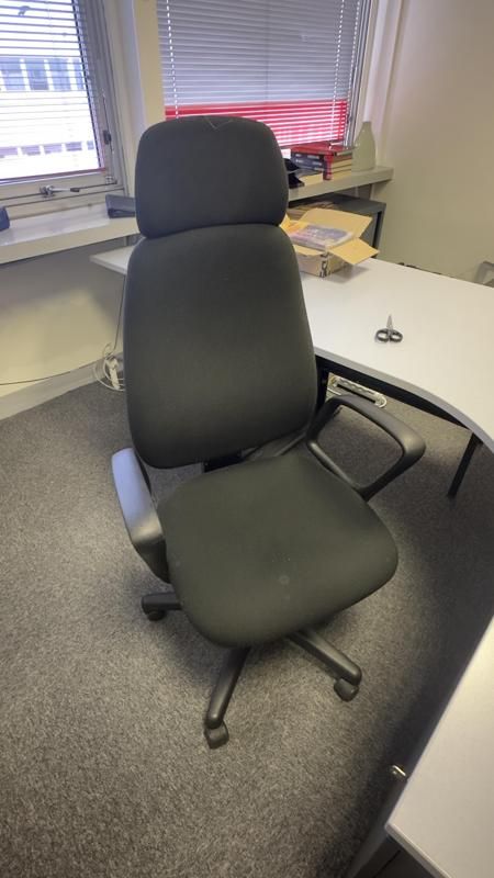 Fauteuil De Bureau - Tissu - Noir