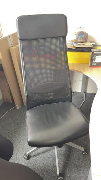 Fauteuil De Direction - Cuir - Noir