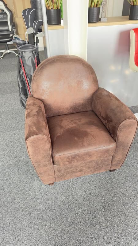 Fauteuil - Cuir - Marron