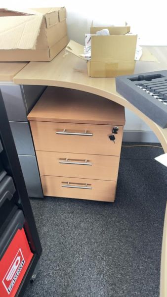 Caisson à roulettes - Bois - Bois clair