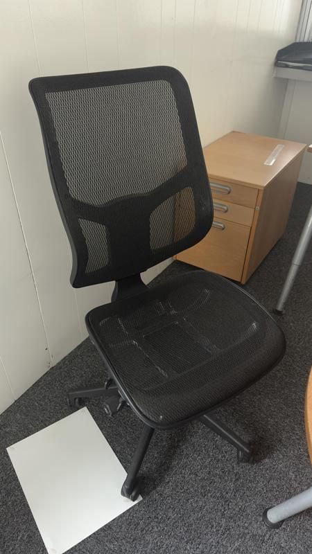 Fauteuil de bureau  - Tissu résille  - Noir