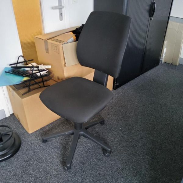 Fauteuil de bureau - Tissu - Noir