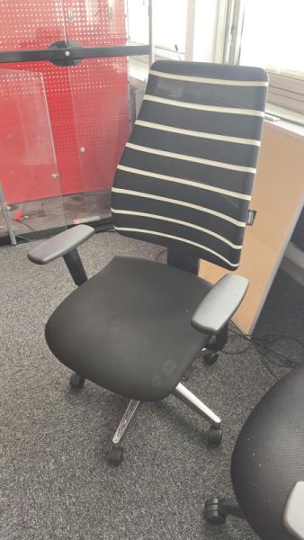 Fauteuil De Bureau - Tissu - Noir