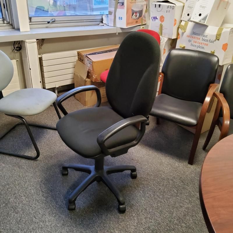 Fauteuil De Bureau - Tissu - Noir