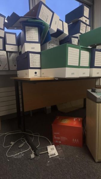 Bureau 180 Droit - Bois - Marron Et Noir