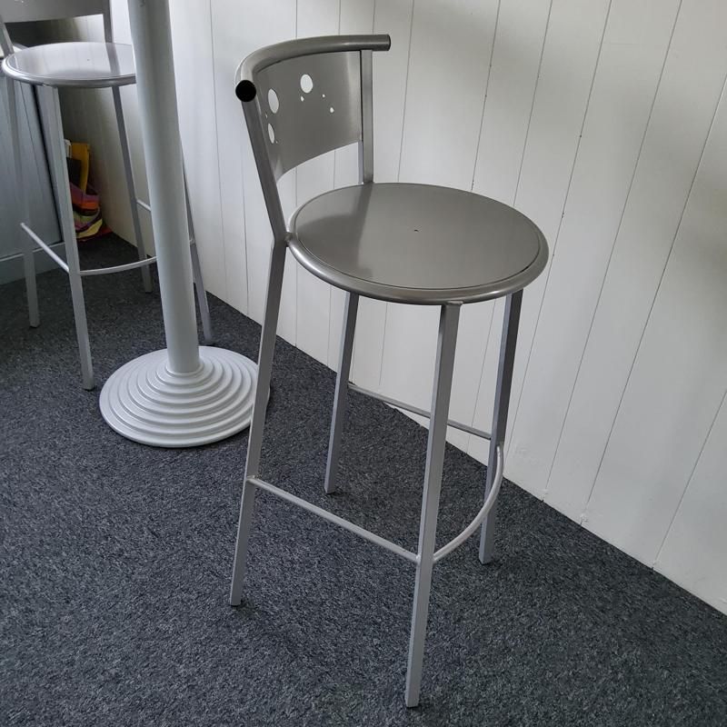 Tabouret - Métal - Gris