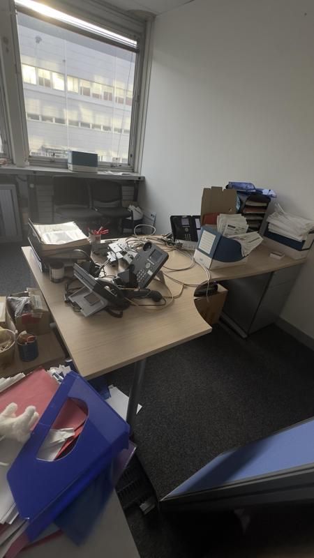 Bureau 180 d'angle G - Plateau Bois Et Pied Métallique - Bois Clair Et Métal Gris