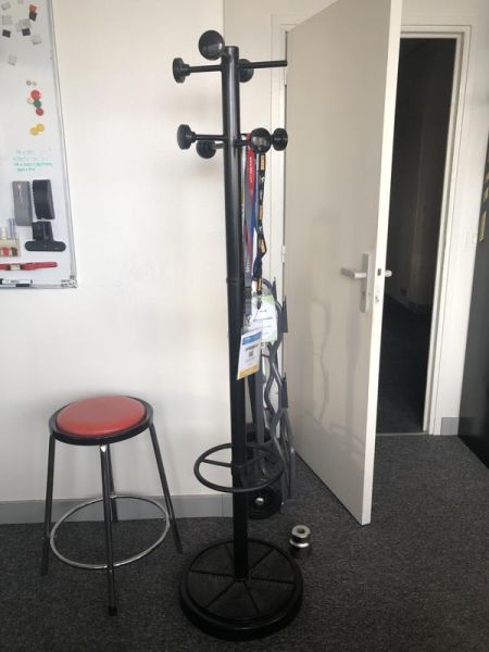 Porte-manteau - Métal - Noir