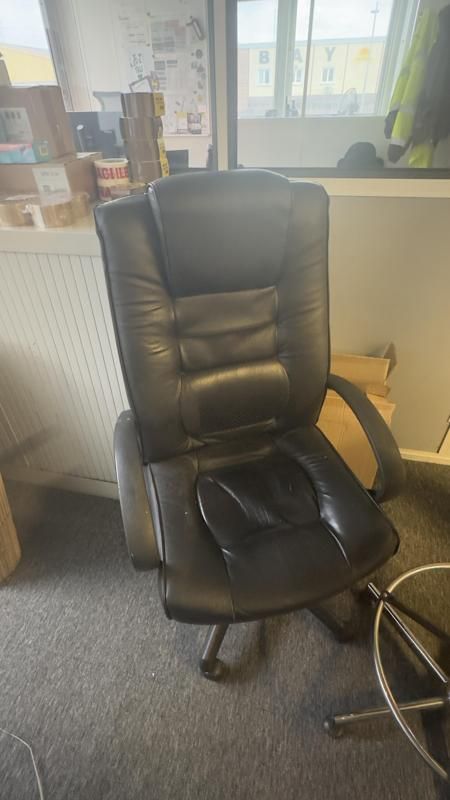 Fauteuil De Bureau - Cuir - Noir