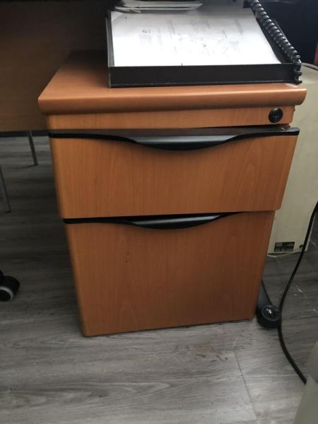 Caisson sans roulettes - Bois - Bois clair