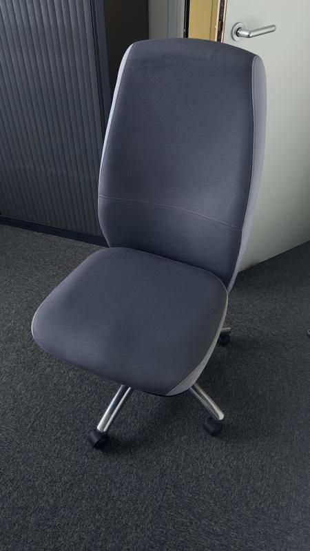 Fauteuil De Bureau - Tissu Et Métal - Gris