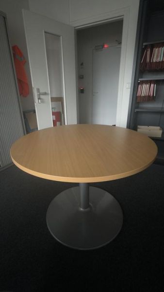 Table de réunion  - Bois Et Métallique - Bois et gris