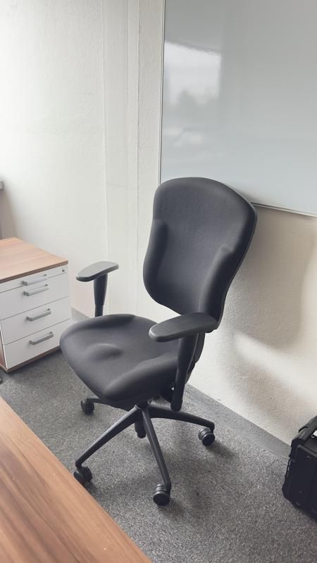 Fauteuil De Bureau - Tissu - Noir