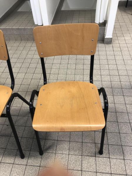 Chaise en bois - Bois Et Métal - Blois Clair