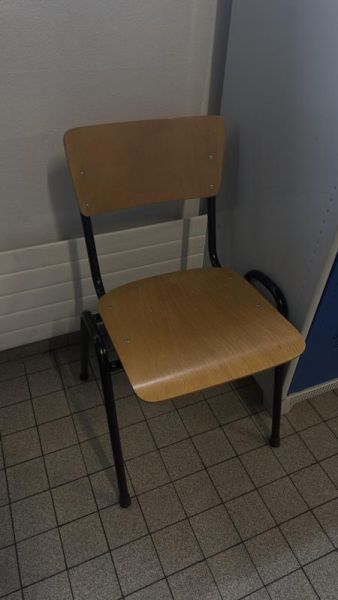 Chaise en bois - Bois Et Métal - Bois Et Noir