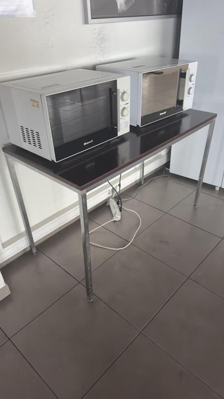 Table - Bois - Marron Et Gris