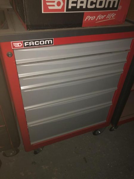 Servante Facom - Métal - Rouge Et Noir