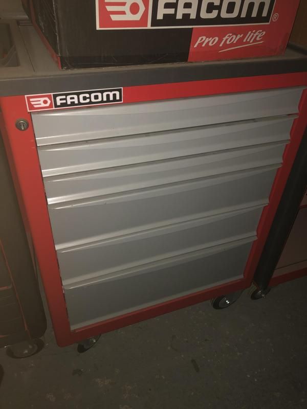 Servante Facom - Métal - Rouge Et Noir