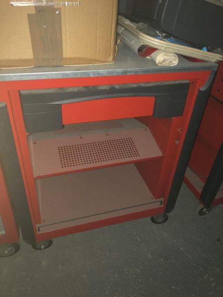 Etagère Facom - Métal - Rouge Et Noir